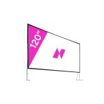 Beamerscherm 120″
