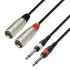 Audio Cable 2x XLR Male to 2x 6.3 Jack - Image 2