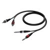 Audio Cable 2x 6.3 Jack to RCA