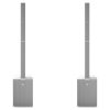 white speakers