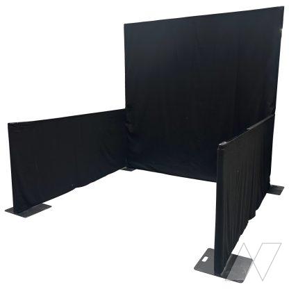 pipe & drape booth