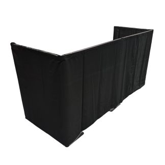 pipe drape control room