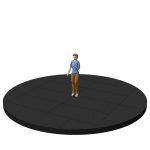 Rond Podium 6 meter