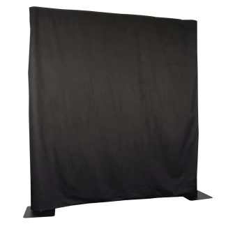 pipe drape zwart huren