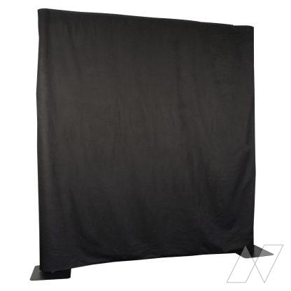 pipe drape zwart huren