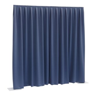 pipe drape blauw