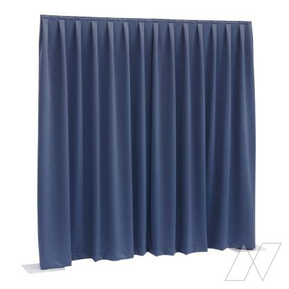 pipe drape blauw
