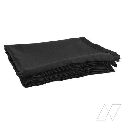 zwart gordijn doek