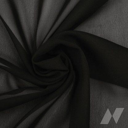 Pipe & Drape - Black Voile Curtain 300 x 400 cm - Image 3