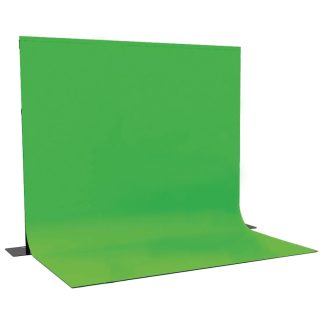 pipe drape green, green screen