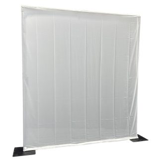 pipe drape wit voile
