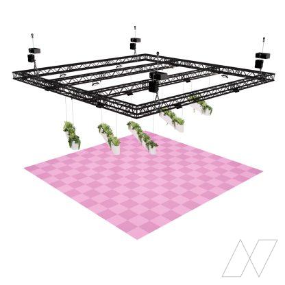 Plafondmontage truss carré middenbalken - Afbeelding 4