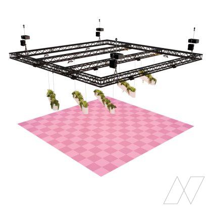 Plafondmontage truss carré middenbalken - Afbeelding 6