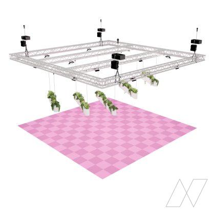 Plafondmontage truss carré middenbalken - Afbeelding 3