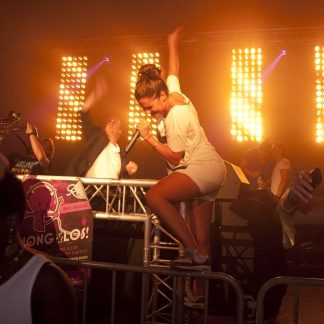 Festival with Blinding Lights