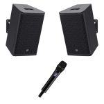 Beurs Audio Set – Zwarte speakers