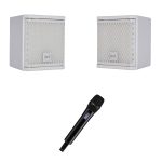 Beurs Audio Set – Witte speakers
